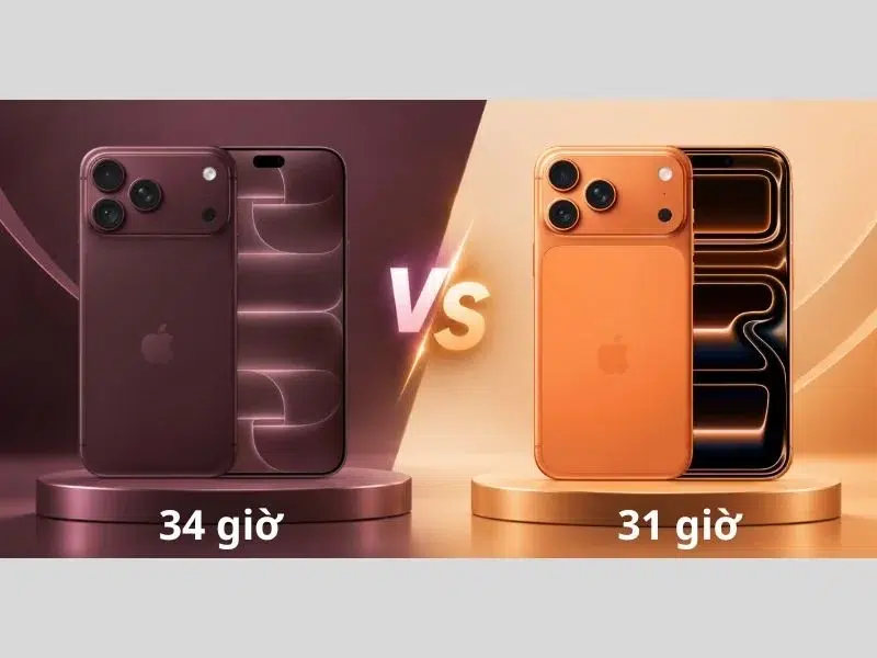 Thời lượng Pin của iPhone 18 Pro cao hơn so với 17 Pro