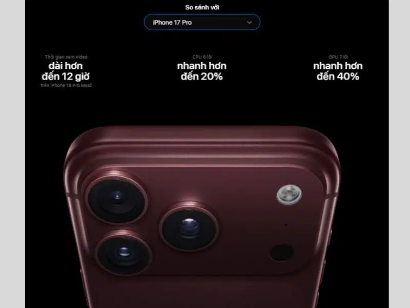 Chip A20 Pro nâng cấp mạnh hơn, duy trì hiệu suất ổn định cho máy