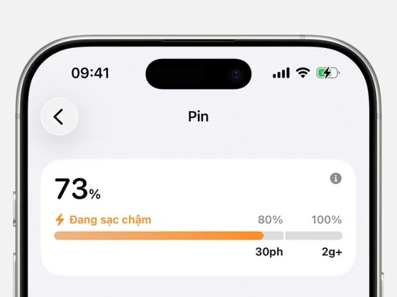 Sạc chậm trên máy có thể do nhiều yếu tố tác động